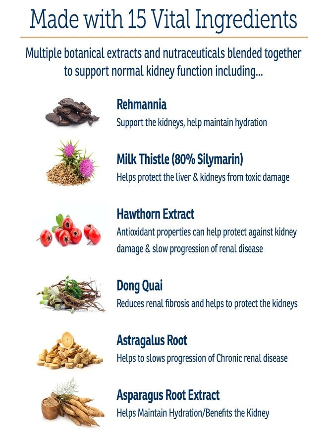ركس فيتامينز فيتامينات آر إكس رينال للقطط - دعم كلى القطط مع شوك الحليب - مضاد للالتهابات للقطط - يعزز صحة مضادات الأكسدة لدى القطط ويدعم صحة الكبد - معزز للمناعة - 120 كبسولة - Image 5