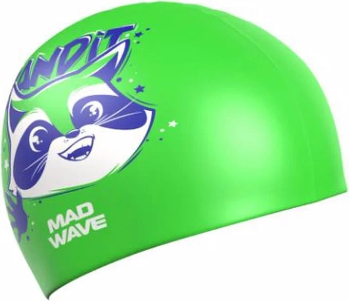 Mad Wave Bandit Cat Patterned Silicone Children's Bonnet 6-12 Years