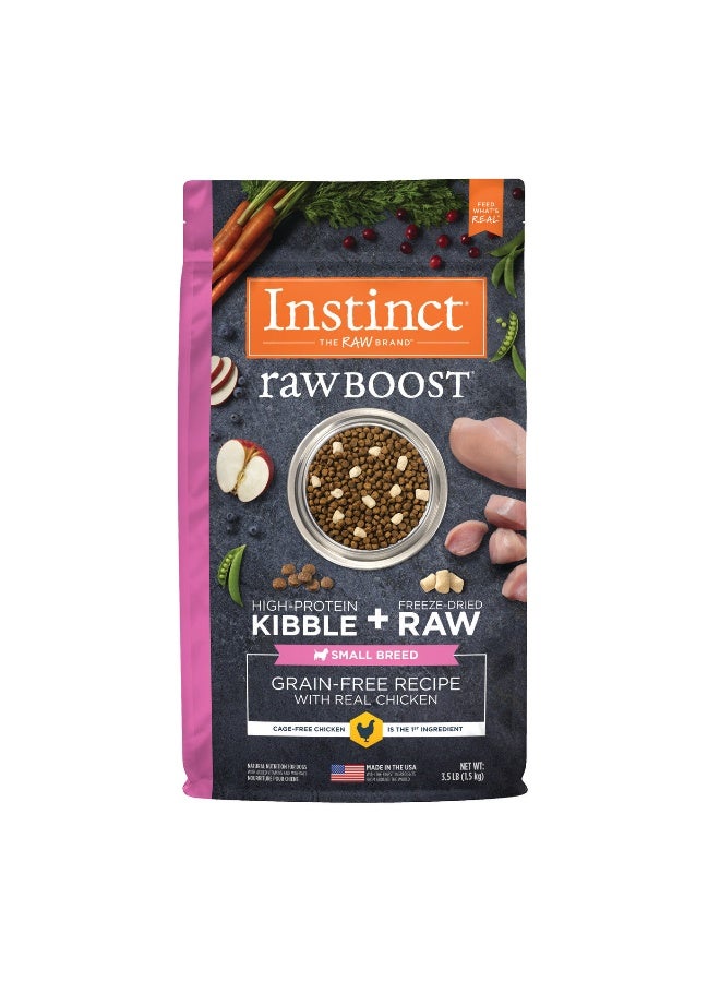Instinct Raw Boost Grain Free Real Chicken Small Breed Dry Dog Food - 3.5LB - Image 1