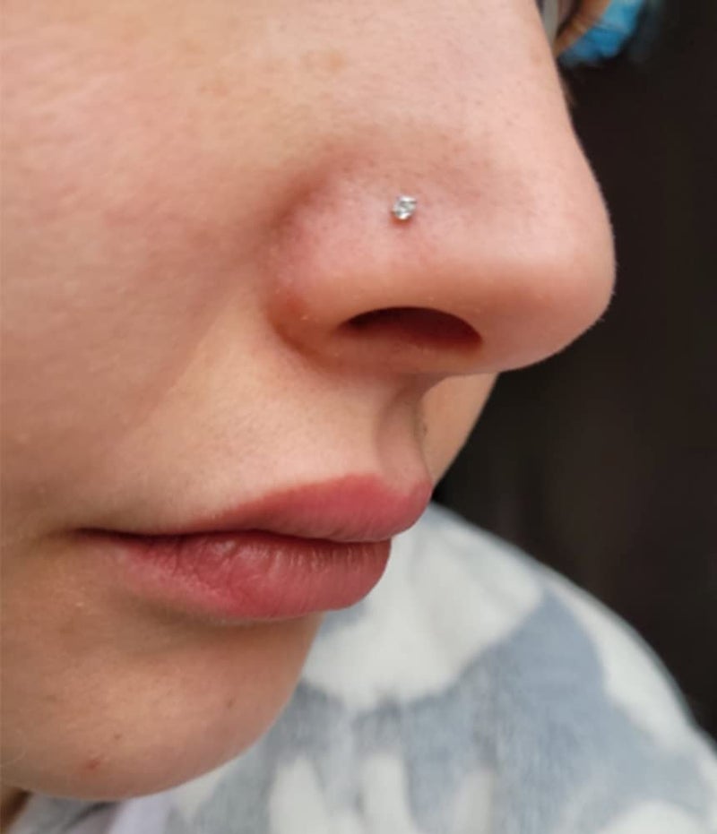 MODRSA Gold Nose Rings for Women Nose Piercings Studs 20g Nostril Rings Hoops Gold Surgical Steel Heart Nostril Studs Jewelry 20 gauge - Image 5