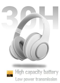 HEROCKX Headphones-Wireless Bluetooth Headphones-HIFI Sound Quality Adaptive Noise Reduction-Long Battery Life Wireless Headphones-Foldable White  - Image 5