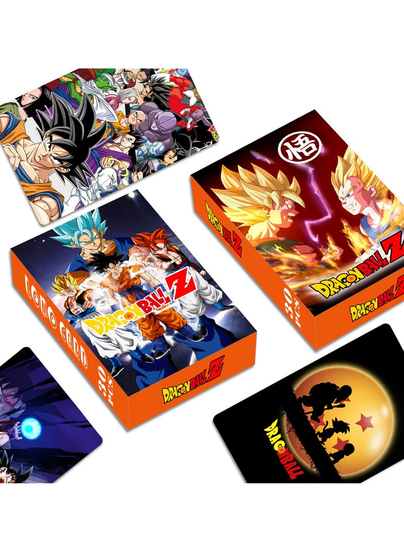 Generic 30-Piece Dragon Ball Anime Photo Lomo Cards  - Image 1