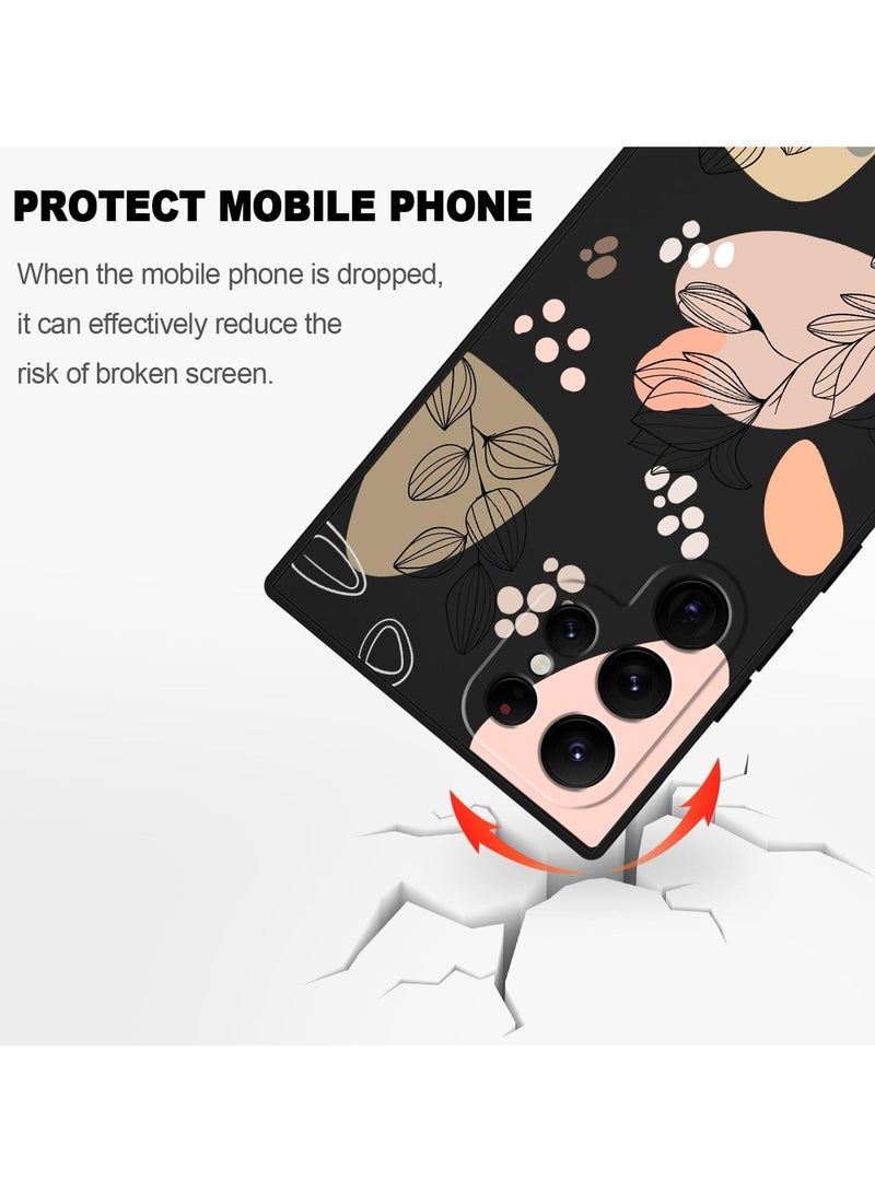 لحافظة Samsung Galaxy S22 Ultra: حافظة Galaxy S22 Ultra  مضادة للانزلاق ومضادة للصدمات ومرنة من السيليكون الناعم لحماية هاتف Samsung Galaxy S22 Ultra - أسود. - Image 5