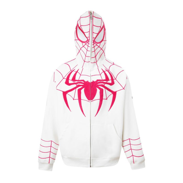 American Style Loose Cardigan Top 2025 Spring Thin High Street Spider-Man Sweater Women'S Loose All-Match Couple'S Trendy - Image 1