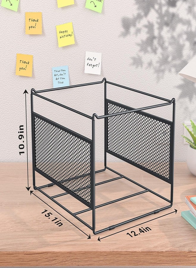 Fun storage Hanging File Folder Frame for Legal and Letter Size,Hanging File Organizer Holder Rack Hanging Folder Rails for Filing Cabinet Desk Drawer,15.2"L x 12.4"W x 10.5"H,1 Pack - Image 4