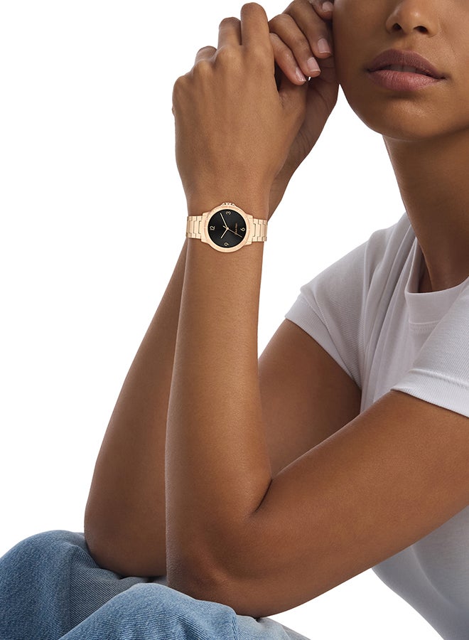 CALVIN KLEIN ساعة يد نسائية أنالوج دائرية من الفولاذ المقاوم للصدأ 25100024 - 36 مم - Image 4