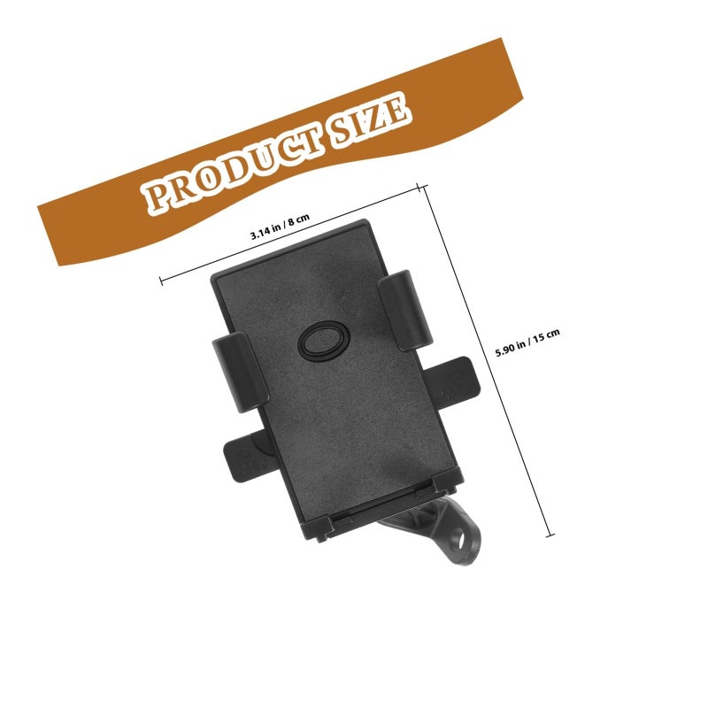Universal Car Phone Mount Vent Air Outlet Holder Carbon Fiber Texture Navigation Support - Image 3