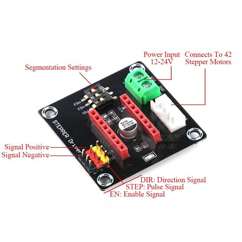لوحة قائد المحرك السائر 42 متوافقة مع سيناريوهات متعددة DRV8825 A4988 إلكترونيات DIY الطباعة ثلاثية الأبعاد - Image 4