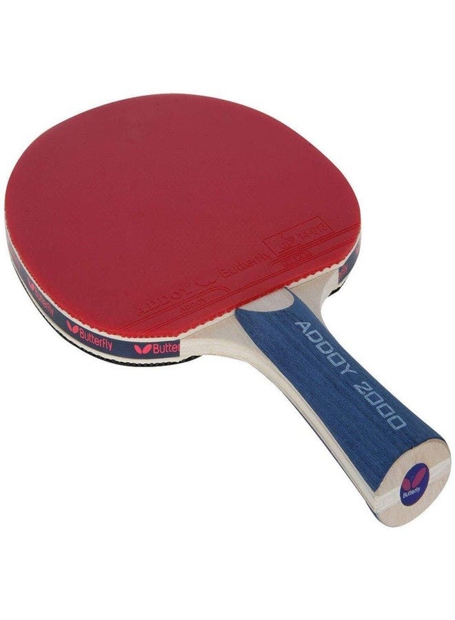 Butterfly Addoy Table Tennis Racket - Ittf Approved Ping Pong Paddle ,,Wood, Red - Image 3