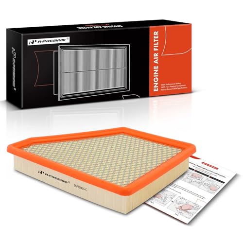 APremium Engine Air Filter Compatible with Chevrolet Equinox GMC Terrain 20102017 Flexible Panel Replace 25899727