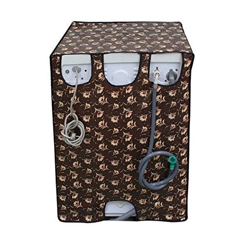 Lithara Waterproof Front Load Washing Machine Cover For 6 kg, 6.2 Kg, 6.5 Kg, 7 Kg (Design_36) - Image 4