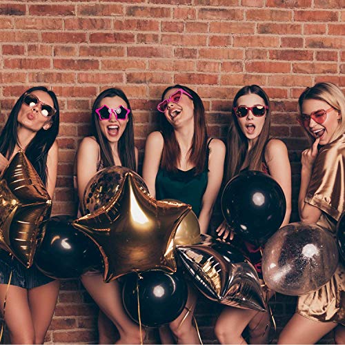 KBZVNAF Black Balloons Latex Party Balloons - 50 Pack 12 inch Helium Matte Black Balloons for Wedding Graduation Baby Shower Birthday Party Decorations - Image 3
