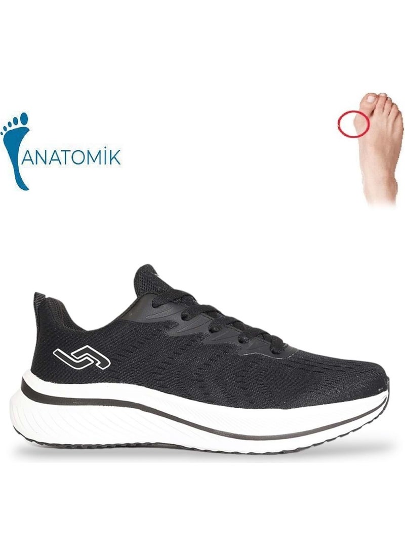Jump 1849-29771 Anatomically Soled Walking & Running Shoes - NKT01849-BLACK White-44  - Image 2