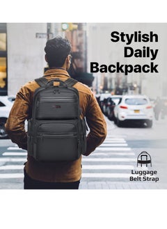PROMATE Promate 15.6-Inch Laptop Bag, High-Capacity 34 Liter, Multi-Functional Lightweight Backpack with USB Port,  Durable Finish, Back Straps, Secure Zippers, Large Compartments, and Water Resistance  - Image 2