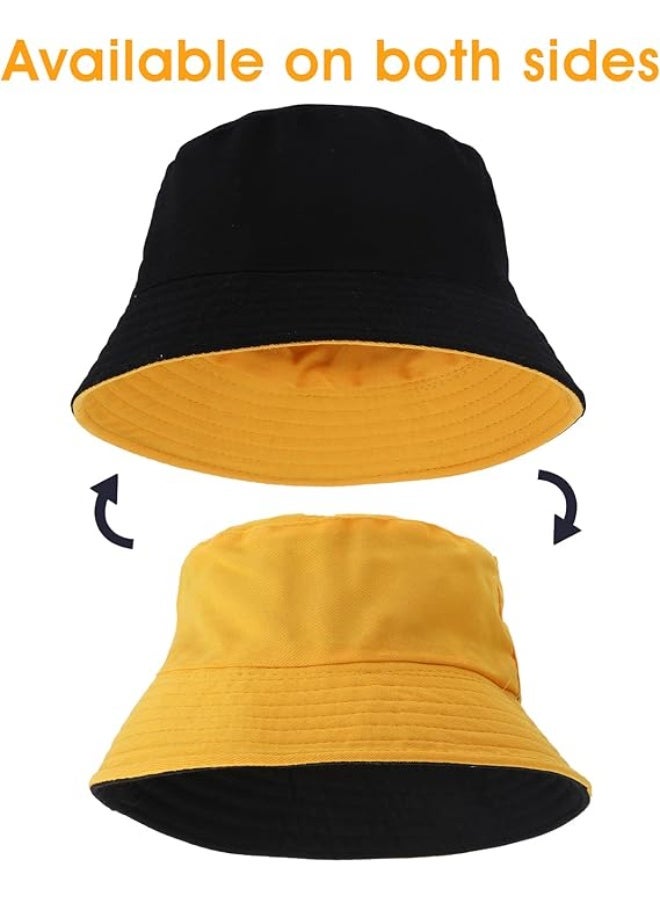 Bucket Hats Wide Brim Cotton Sun Hats for Women Summer Outdoor Travel Beach Sun Hat UPF 50+ - Image 2