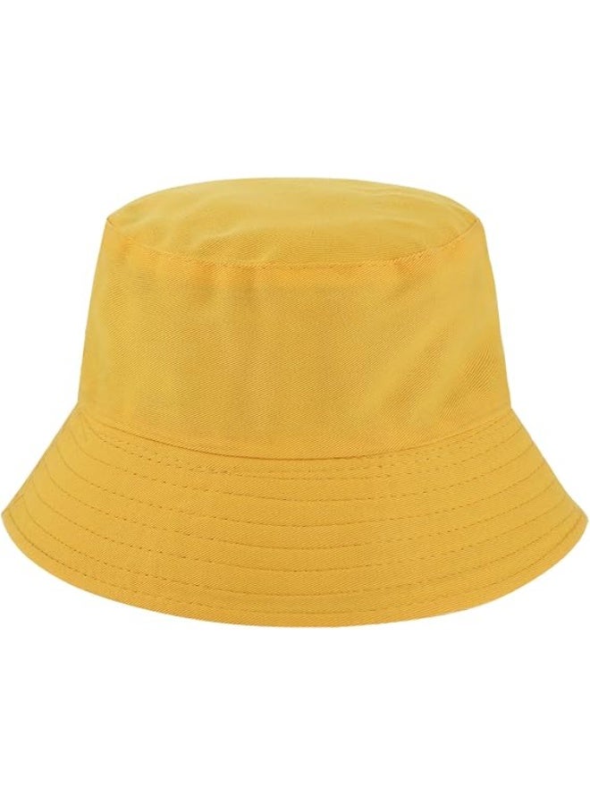 Bucket Hats Wide Brim Cotton Sun Hats for Women Summer Outdoor Travel Beach Sun Hat UPF 50+ - Image 1