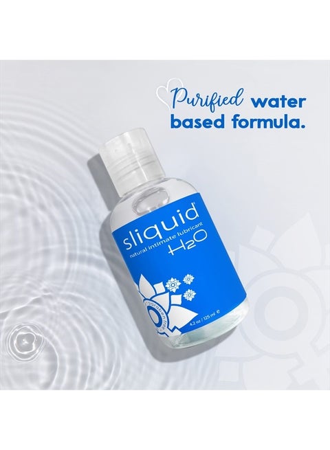 Sliquid H2O Water Based Lube Lubricant Glycerin Free, 4.2 Oz - Clear, Unscented | Best Price KSA | Riyadh, Jeddah Sliquid H2O Water Based Lube Lubricant Glycerin Free, 4.2 Oz - Clear, Unscented | Best Price KSA | Riyadh, Jeddah
