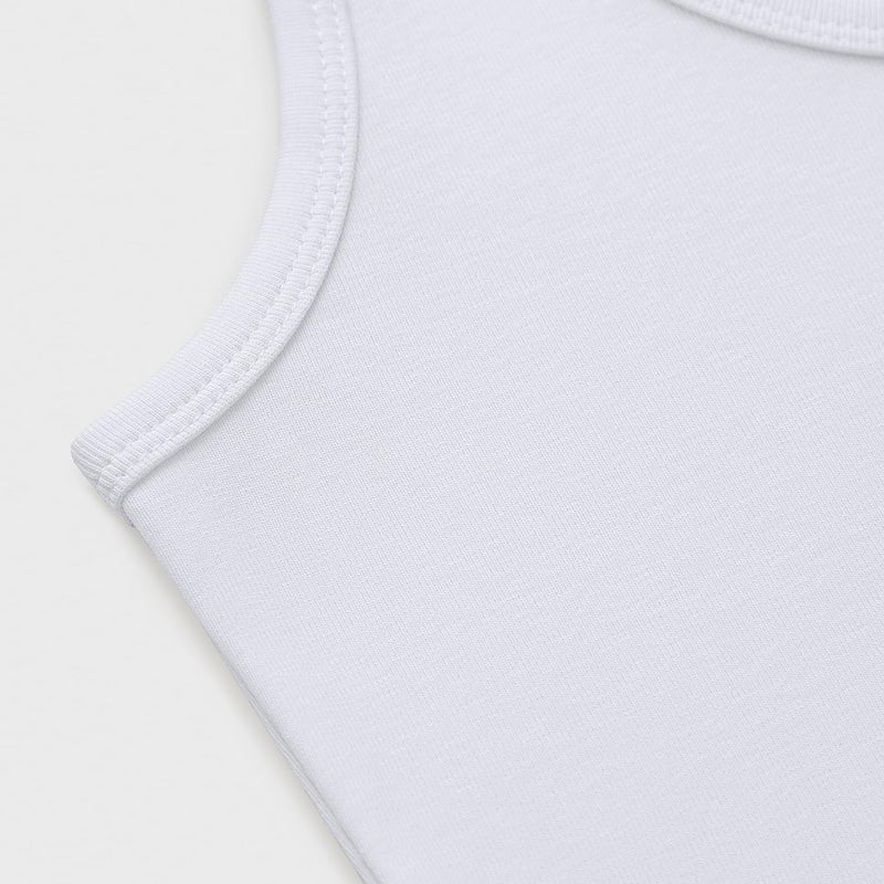 eQFeast 3 Pack Women's Crop Tank Top Cotton Basic Scoop Neck Cute Tops, Casual Summer Cropped Shirts for Women - Image 4