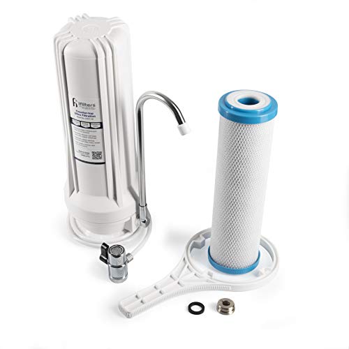 iFilters Countertop Ultra Drinking Water Filter for VOCs Cysts Pesticides Herbicides Chlorine Taste & Odor - White - Image 5