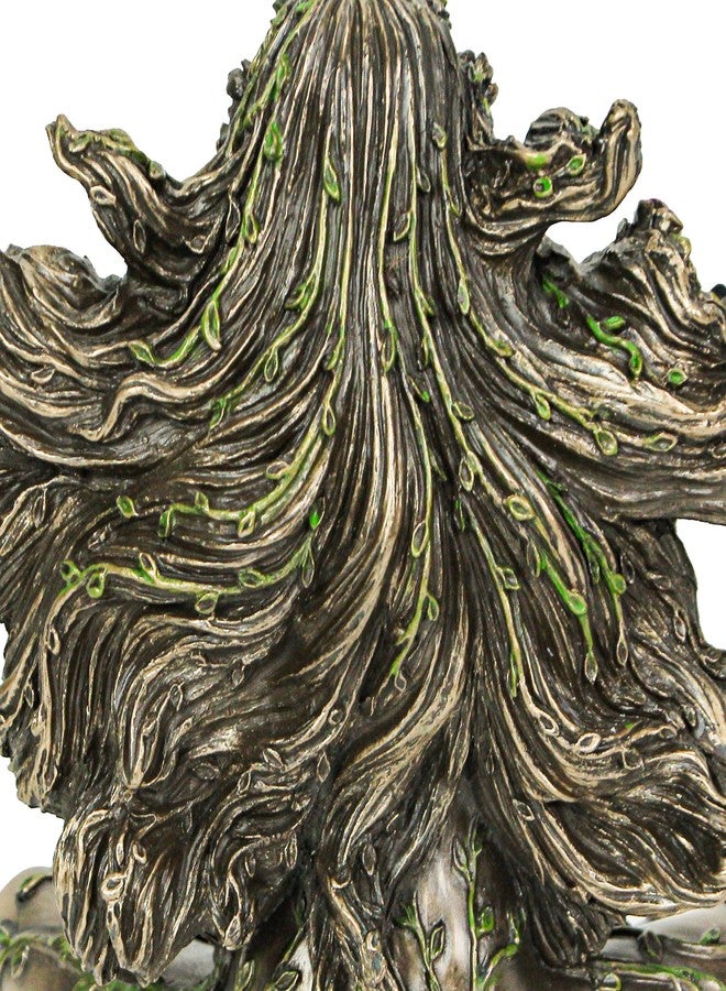 فيرونيز ديزاين تمثال من الراتنج بتصميم فيرونيز، يصور الأم غايا الحامل جالسة مع فراشات، بارتفاع 6 7/8 بوصة، بلمسة نهائية من البرونز المصبوب. - Image 4