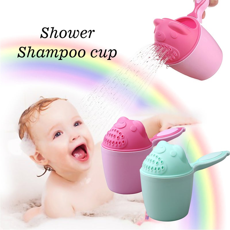 Baby Shampoo Cup Baby Spoon Shower Bath Water Bailer Bathing Helper Children Bath Accessories - Image 5