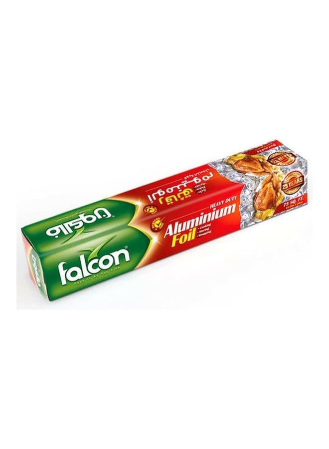 Falcon Aluminum Foil Silver 75sqft Red/Green/Silver 23.22m × 30cm - Image 2