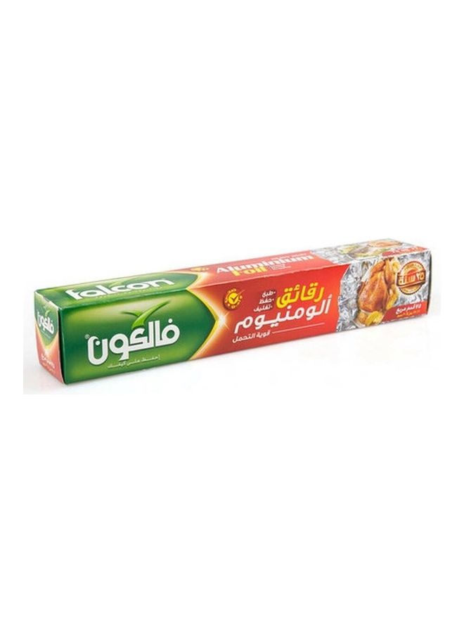 Falcon Aluminum Foil Silver 75sqft Red/Green/Silver 23.22m × 30cm - Image 3