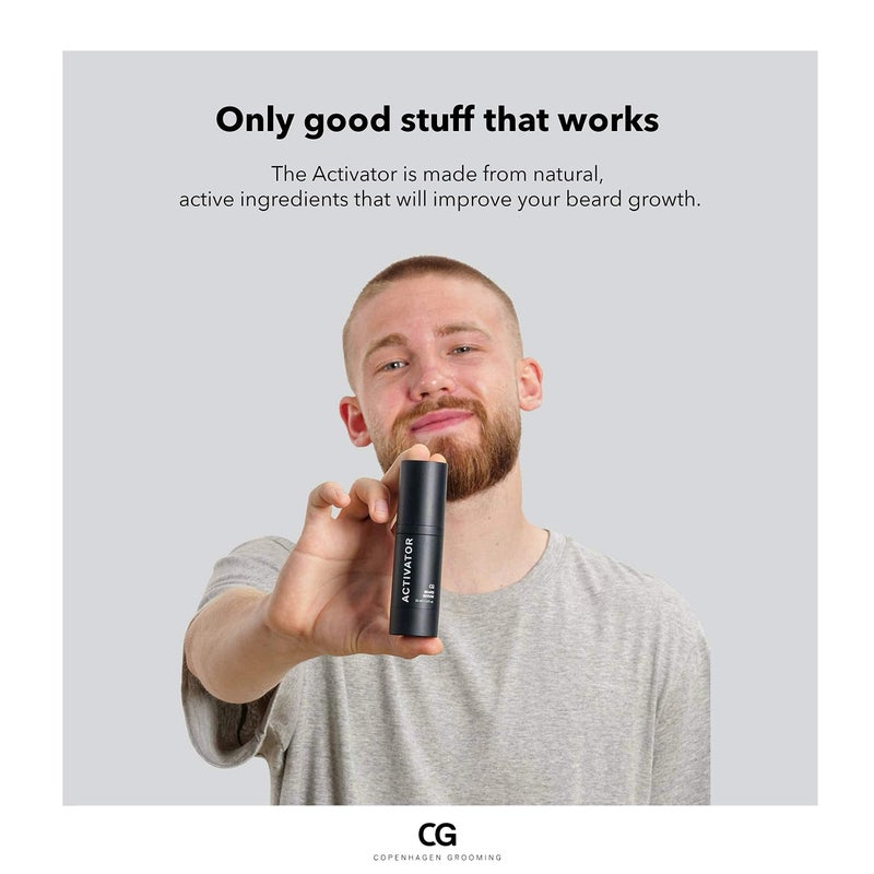 Copenhagen Groomingâ„¢ The Activator - Beard Growth Oil For Men - Grow Fuller Stronger Beard - Includes Serum Oil For Complete Facial Hair Growth - Ideal Gift For Him - Image 5