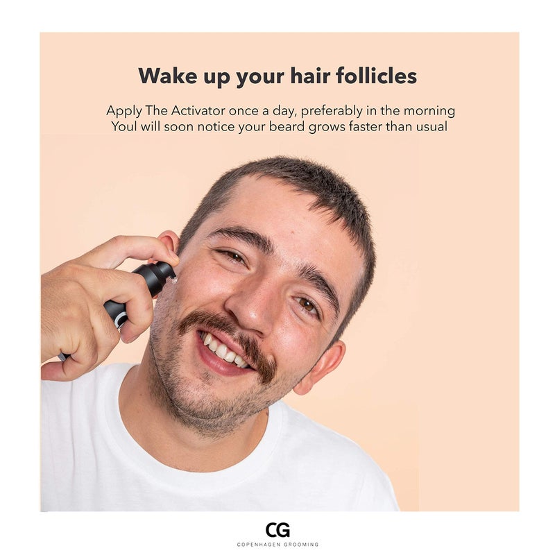 Copenhagen Groomingâ„¢ The Activator - Beard Growth Oil For Men - Grow Fuller Stronger Beard - Includes Serum Oil For Complete Facial Hair Growth - Ideal Gift For Him - Image 3