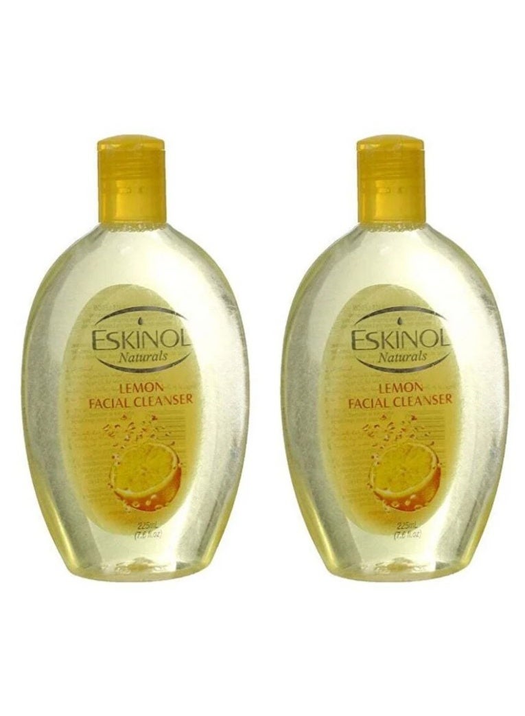 Eskinol 2 PCS OF Facial Deep Cleanser Oil Control With Pure Lemon Extract 225ml - Image 1