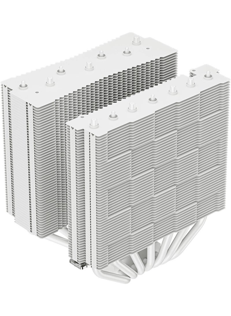 DEEPCOOL - Assassin 4S CPU Cooler, 140mm True FDB Fan, 7x 6mm Heatpipes, 1800 RPM Fan Speed, 61.25 CFM Airflow, 6-Pole Fan Motor, 4-pin PWM Connector, 164mm Height, White | R-ASN4S-WHGPMN-G - Image 1