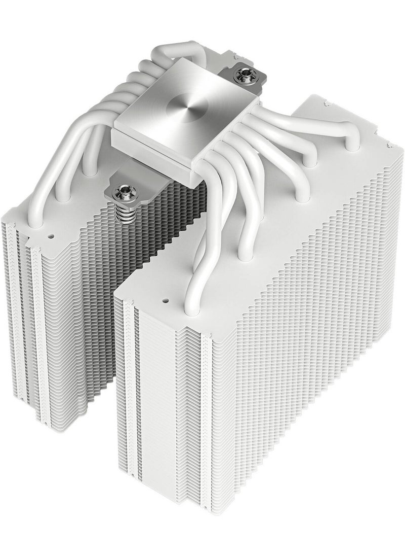 DEEPCOOL - Assassin 4S CPU Cooler, 140mm True FDB Fan, 7x 6mm Heatpipes, 1800 RPM Fan Speed, 61.25 CFM Airflow, 6-Pole Fan Motor, 4-pin PWM Connector, 164mm Height, White | R-ASN4S-WHGPMN-G - Image 1