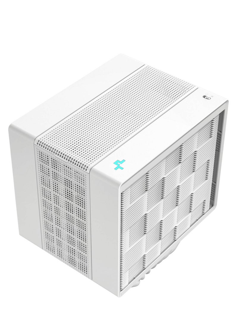 DEEPCOOL - Assassin 4S CPU Cooler, 140mm True FDB Fan, 7x 6mm Heatpipes, 1800 RPM Fan Speed, 61.25 CFM Airflow, 6-Pole Fan Motor, 4-pin PWM Connector, 164mm Height, White | R-ASN4S-WHGPMN-G - Image 1