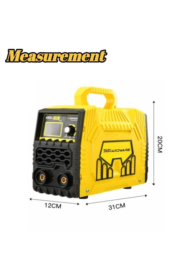 TriThardware Stick Welder 220V LED Display Digital Inverter IGBT Welding Machine，MMA dc Inverter Welder with Digital Display Portable Welding Machine-Yellow  - Image 2