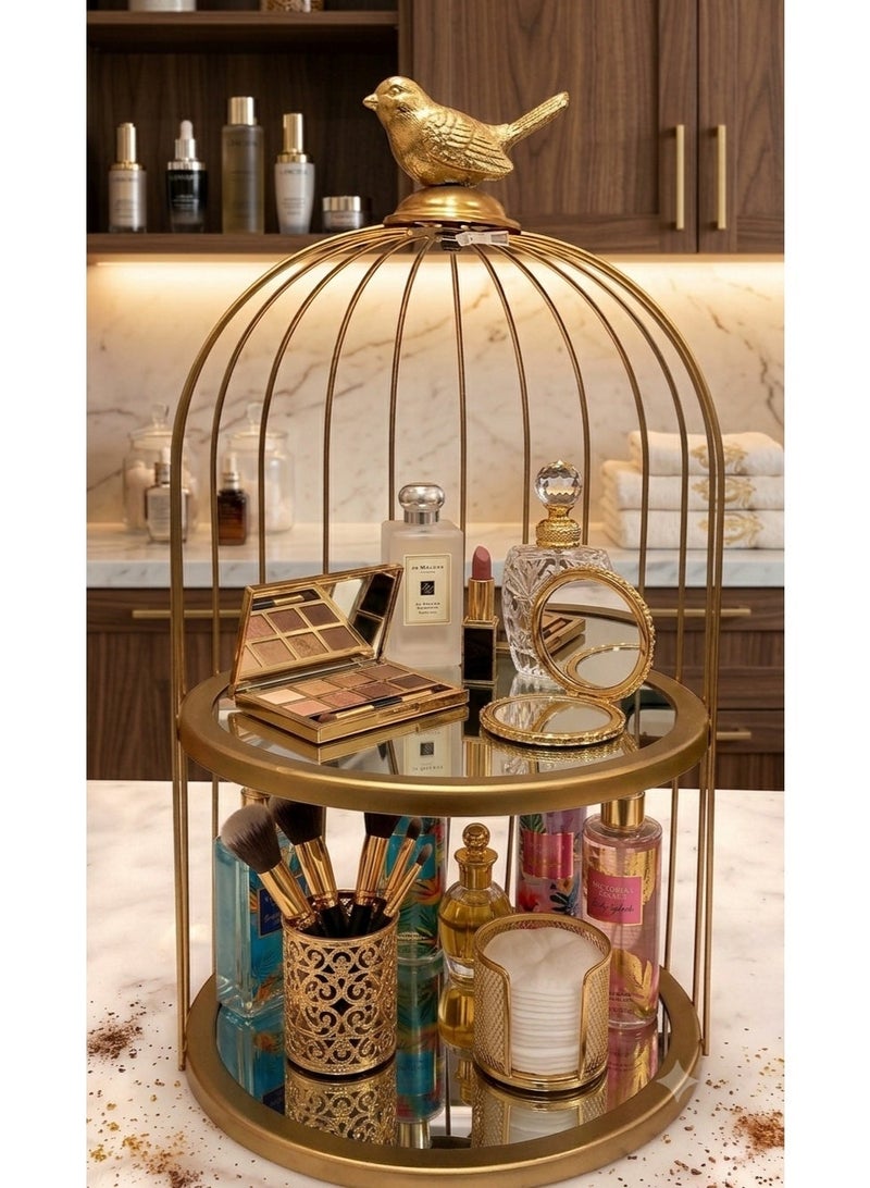 A Multi use Metal Holder Bird Shape - 2 Levels - Image 2