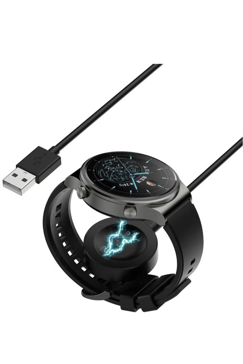 أوميكسبرو شاحن متوافق مع ساعة هواوي GT 4 3 2 Pro كابل شحن USB جديد كابل شحن USB بديل كابلات لساعة هواوي 4 3 2 ساعة جديدة GT3 Pro GT4 3 2 Pro - Image 4