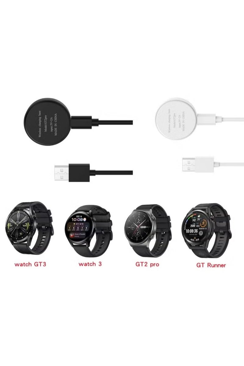 أوميكسبرو شاحن متوافق مع ساعة هواوي GT 4 3 2 Pro كابل شحن USB جديد كابل شحن USB بديل كابلات لساعة هواوي 4 3 2 ساعة جديدة GT3 Pro GT4 3 2 Pro - Image 5