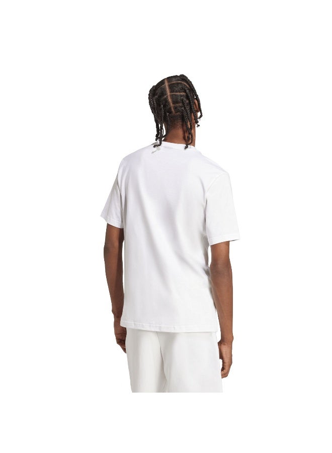 adidas تيشيرت رجالي أبيض بأكمام قصيرة - Image 3