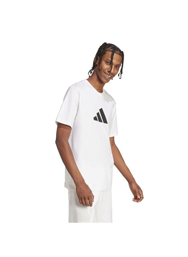 adidas تيشيرت رجالي أبيض بأكمام قصيرة - Image 4