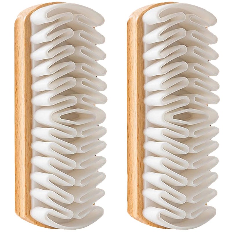 FEISHI 2Pcs Suede Brush for Shoes Nubuck Brush Suede Eraser Suede Shoe Brush Suede Shoe Cleaner - Image 1