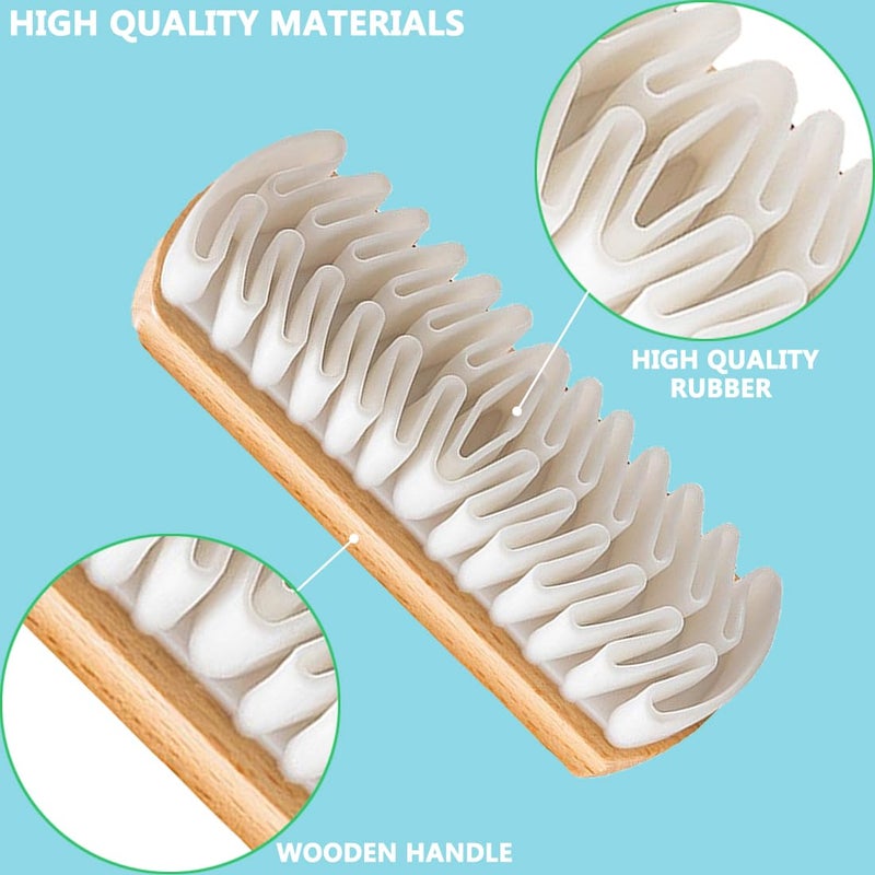 FEISHI 2Pcs Suede Brush for Shoes Nubuck Brush Suede Eraser Suede Shoe Brush Suede Shoe Cleaner - Image 4