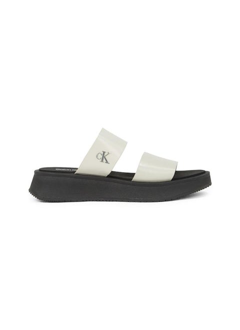 LEATHER SANDALS WITH DOUBLE STRAP