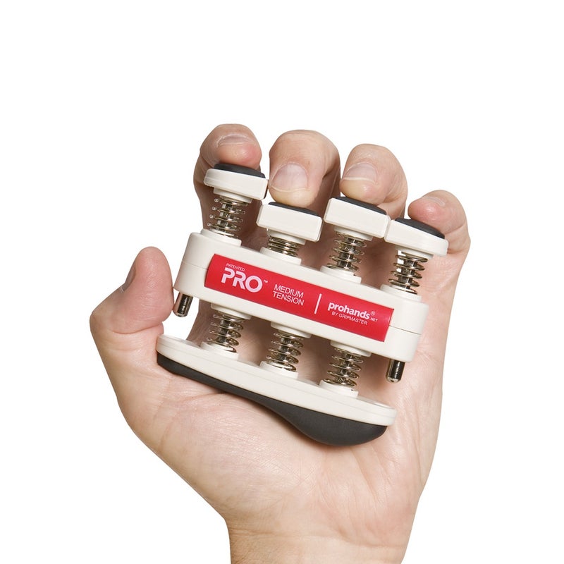 Prohands Pro Hand Exerciser  Finger Exerciser (Hand Grip Strengthener)  Spring-Loaded  Finger-Piston System  Isolate And Exercise Each Finger  (7 Lb Medium Tension  Red-Pro) - Image 3