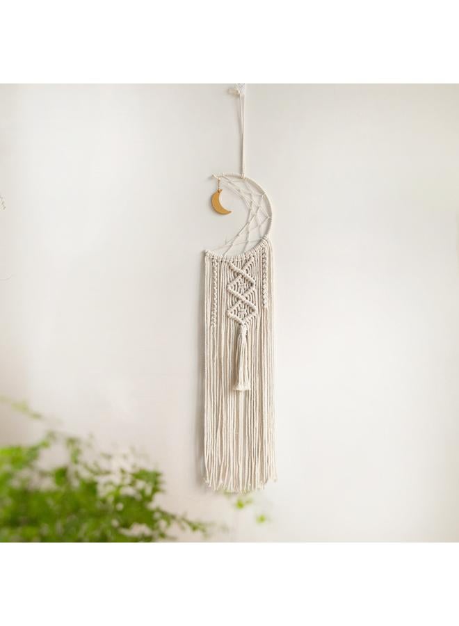 Bluejw Bohemian Hand-woven Tapestry Wall Decoration Life Tree Moon Pendant Furniture Background Wall Decoration - Image 5