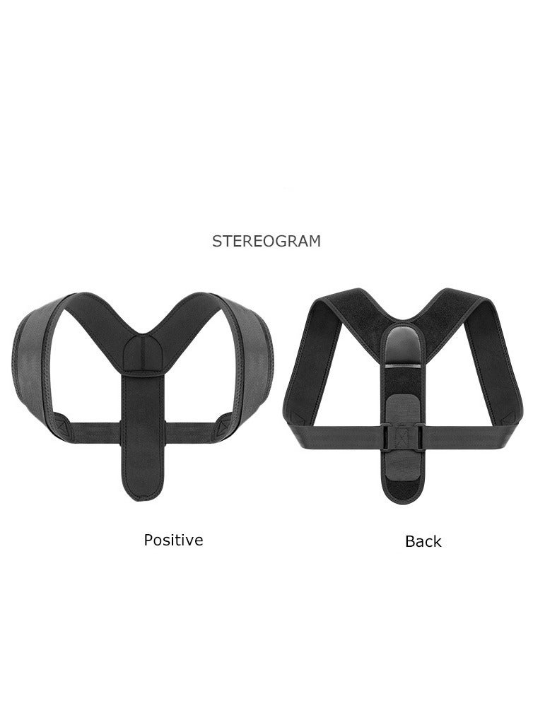 Men and Women Posture Corrector Adjustable Back Brace with Comfortable Shoulder Support Trainer - Image 2