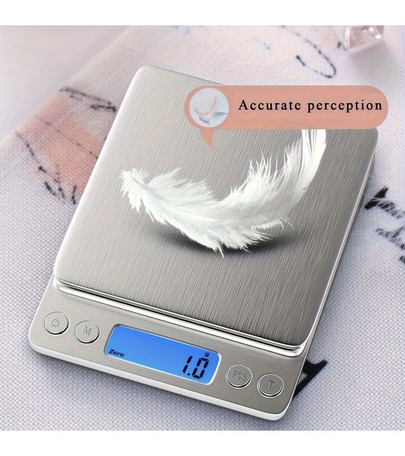 Compact High Precision Scale 3000g 0.1g for Kitchen Cooking Postal Shipping - Image 1