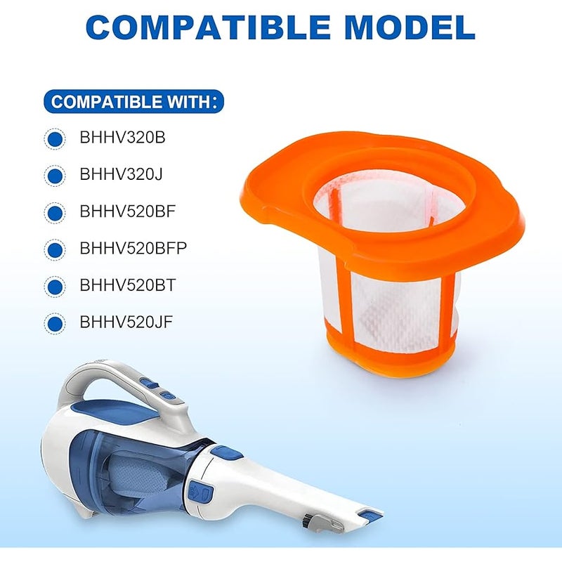 اوداشين فلتر لاسلكي لمكنسة يدوية بلاك آند ديكر موديلات BHHV320B BHHV320J BHHV520BF BHHV520BFP BHHV520BT BHHV520JF عدد ٣ - Image 2