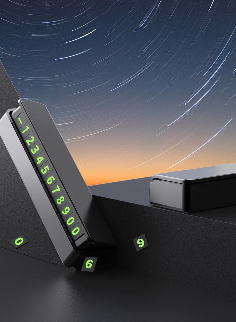 general Car Phone Number Temporary Parking Card Plate Telephone Number Automobile Accessories（Deliver 6 sets of numbers） - Image 3