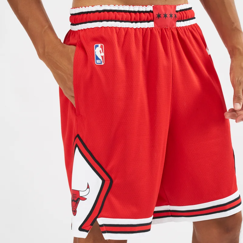 Nike Red NBA Chicago Bulls 18 Swingman Shorts for Men | Best Price UAE