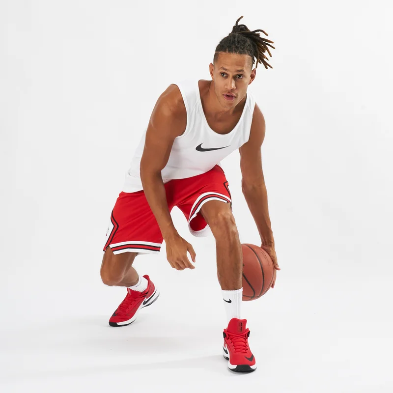 Nike Red NBA Chicago Bulls 18 Swingman Shorts for Men | Best Price UAE